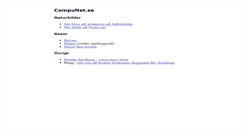Desktop Screenshot of compunet.se