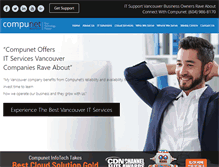 Tablet Screenshot of compunet.ca